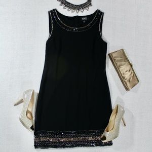 NWOT Adrianna Papell beaded shift dress